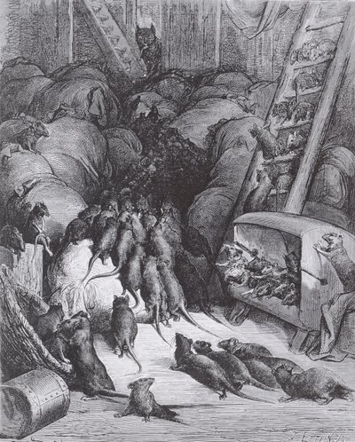 La lega dei topi, 1868 da Gustave Dore